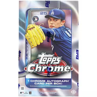 2025 Topps Chrome Hobby Box