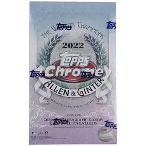 2022 Topps Chrome Allen&Ginter Hobby Box