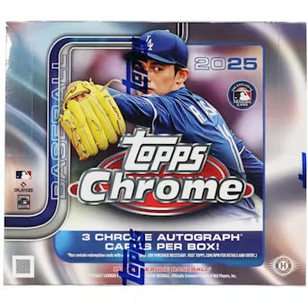 2025 Topps Chrome Baseball Jumbo Hobby Box