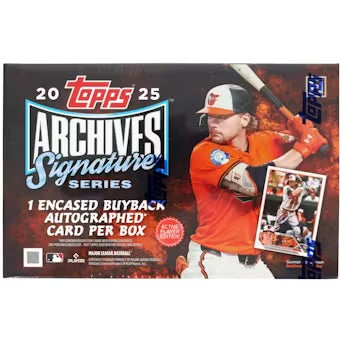 2025 Topps Archives Signature Series Baseball Hobby Box (Presell)