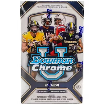 2024 Bowman University Chrome Football Hobby Box