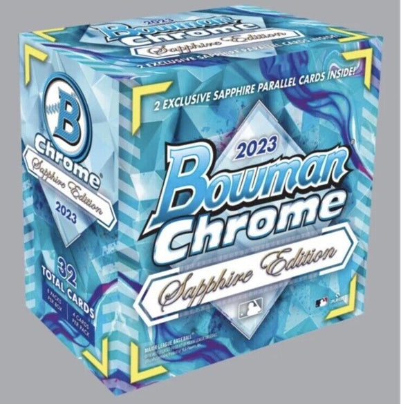 2023 Bowman University Chrome Sapphire Edition Football Box