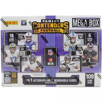 2023 Panini Contenders Football Hobby Mega Box