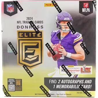 2024 Panini Donruss Elite Football Hobby Box