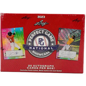 2023 Leaf Perfect Game National Showcase Baseball Hobby Box