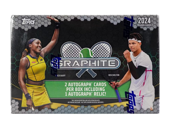 2024 Topps Graphite Tennis Hobby 12-Box Case